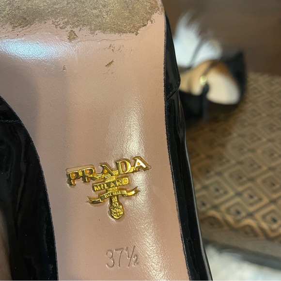 Prada Black Patent Leather Heel - Picture 8 of 11